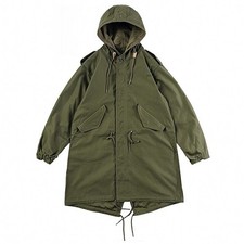 A.C.E. Men's US Army Military M51 Parka Windbreaker Vintage Trench Coat Overcoat