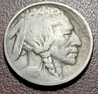 1913-S Type I Buffalo Nickel FINE+ nr. VF Type 1 Better Date 1st Year 5c Coin