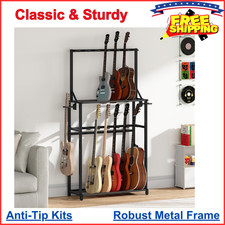 Guitar Stand, Multiple Guitar Rack Holder For Various Instrument, For Home Stage