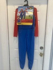 Super Mario "Mario" Halloween Costume sz Large 10-12 youth child