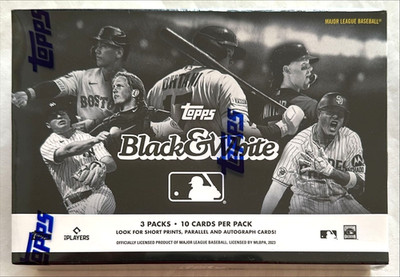 2023 Topps Black & White MLB Baseball Box New Factory Sealed Ohtani Golden Hour?