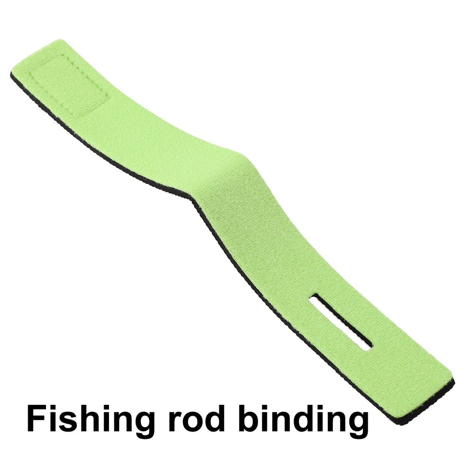 10 Cinghie Elastiche Per Canna Da Pesca – Fascette Elastica Per Attrezzatura – Rosso