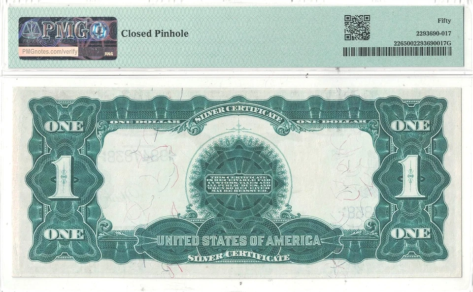 1899 $1 Silver Certificate Fr-226 PMG AU-50 Comment - Image 3 of 3