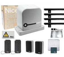 NICE ROBUS KIT 600 24V PORTAILS COULANTS 600 KG 4M CRÉMAILLÈRE RBS600BDKCE