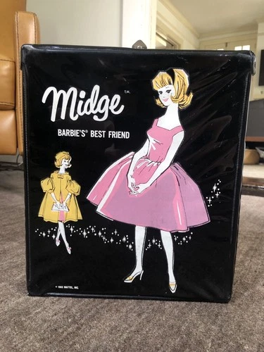 Vintage 1963 Midge Barbie Carrying Case