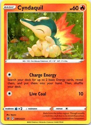 Cyndaquil SWSH221 Cosmos Holo Promo