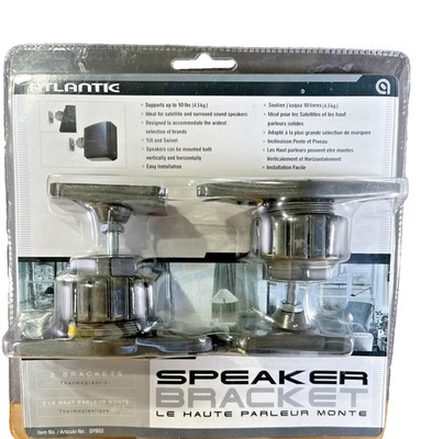 NEW OLD STOCK  SEALED Atlantic #SPB03 Speaker Bracket Set of 2