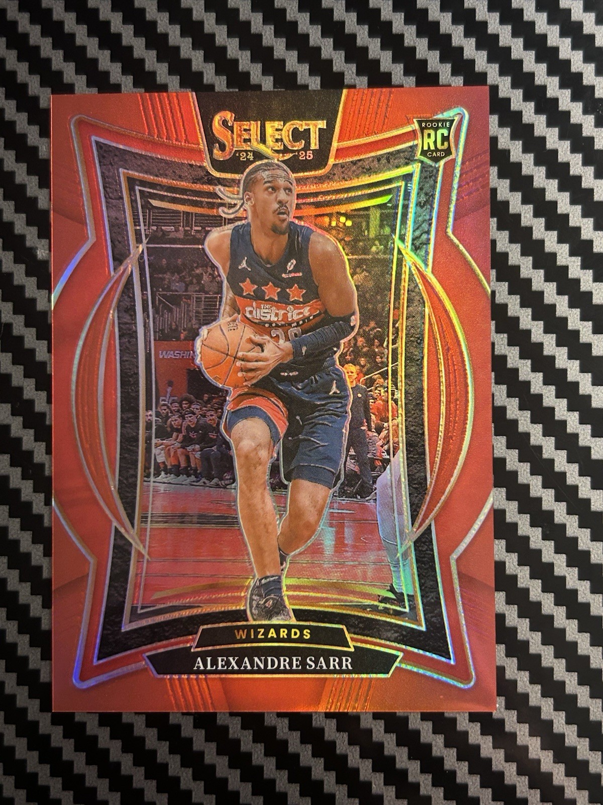 2024-25 Panini Select - Concourse Alexandre Sarr #73 Red Prizm /199 (RC)