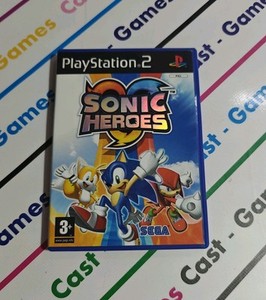 Jeu PS2 Sonic Heroes complet en excellent état - Jeux vidéo