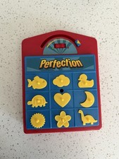 Hasbro Perfection Game Popping Shapes Complete