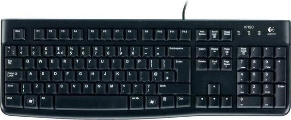 Logitech K120 Oem Business Tastatur Qwertz Keyboard Schwarz-image