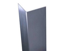Stainless Corner Guard, 3" X 3" X 48", Holes