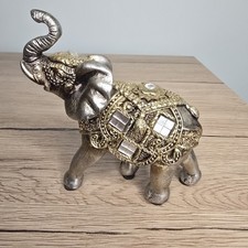 Feng Shui  Elephant Trunk Statue Wealth Lucky Figurine Gift Home Decor