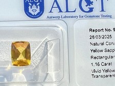 Fine Color Quality - Vivid Yellow Sapphire - ...