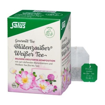 WEISSER TEE Blütenzauber Bio Salus Filterbeutel 15 St