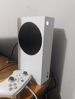 Microsoft Xbox Series S Console w/ White Wireless Controller & $30 Fortnite Card