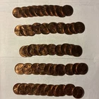 1956-P WHEAT Cents Roll Of 50 Coins Beautiful ConditionSee Pictures#3