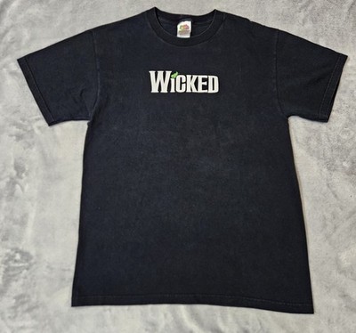 Wicked Defy Gravity Broadway Musical T-Shirt Black Size Medium
