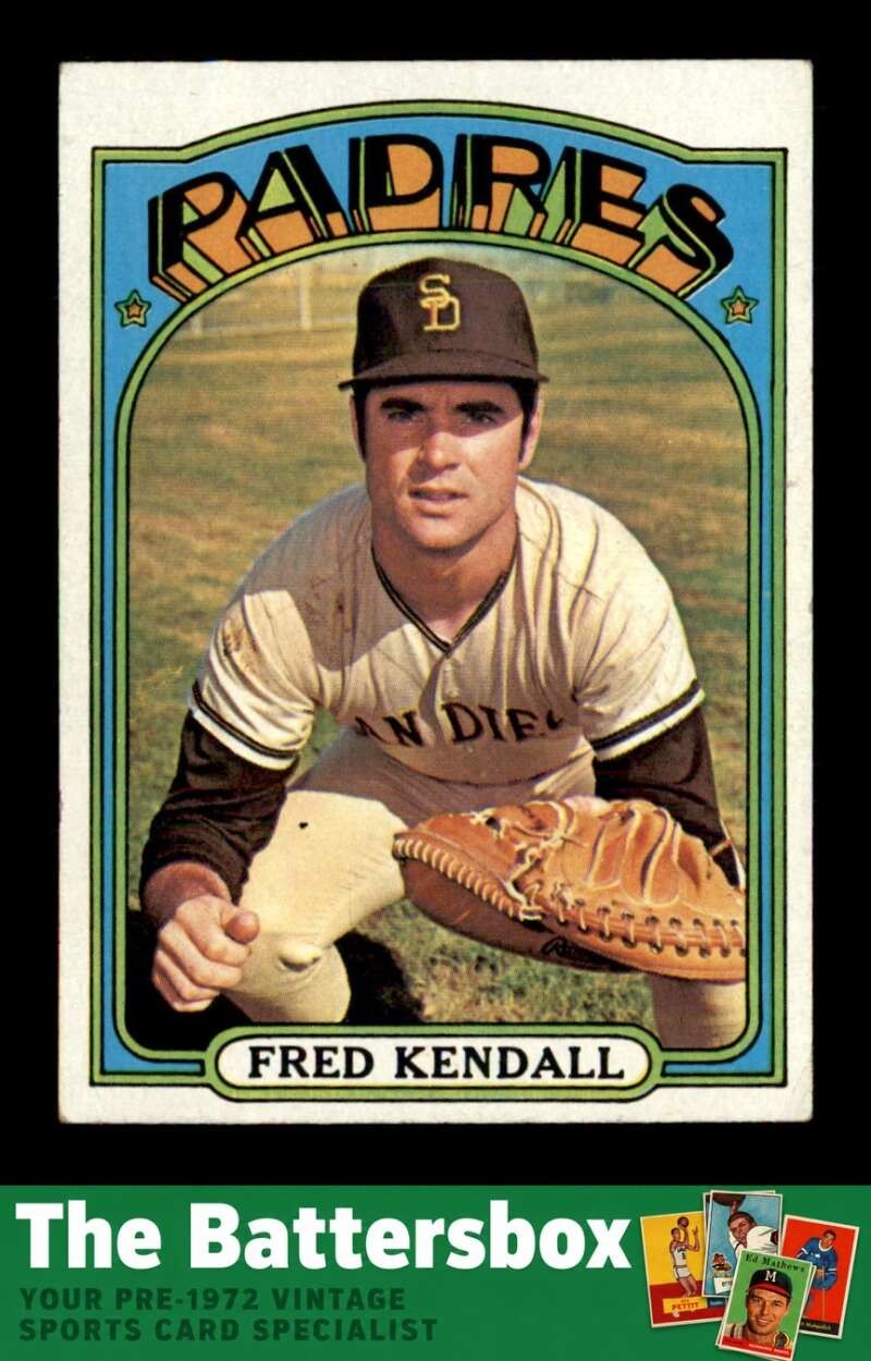 1972 Topps #532 Fred Kendall RC VG/VGEX X3785187