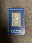 PAMP Suisse 20 gram Silver .999 Rose Bar