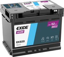 Exide EK620 AGM 62Ah Autobatterie 560 901 068