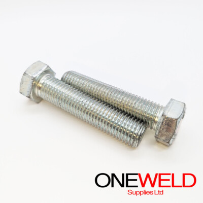 M16 - 16 mm hochfeste Gewindestift Vollgewinde Gr 8,8 DIN 933 verzinkt
