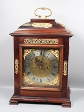 Regency style Twin Fusee Walnut ormolu mount Bracket Clock