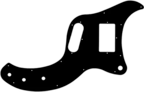 WD Custom Pickguard For Gibson Marauder #03 Black/White/Black
