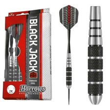 Harrows Black Jack Steeldarts Dartset Dartpfe...