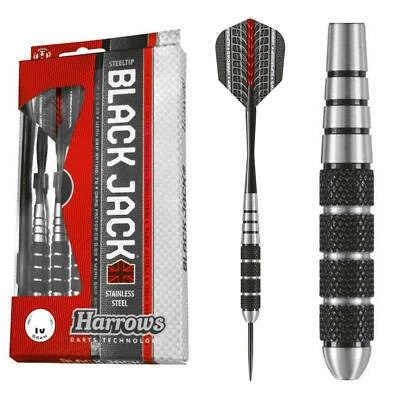 Harrows Black Jack Steeldarts Dartset Dartpfeile 18g, 20g, 22g, 24g