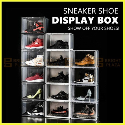plastic sneaker boxes
