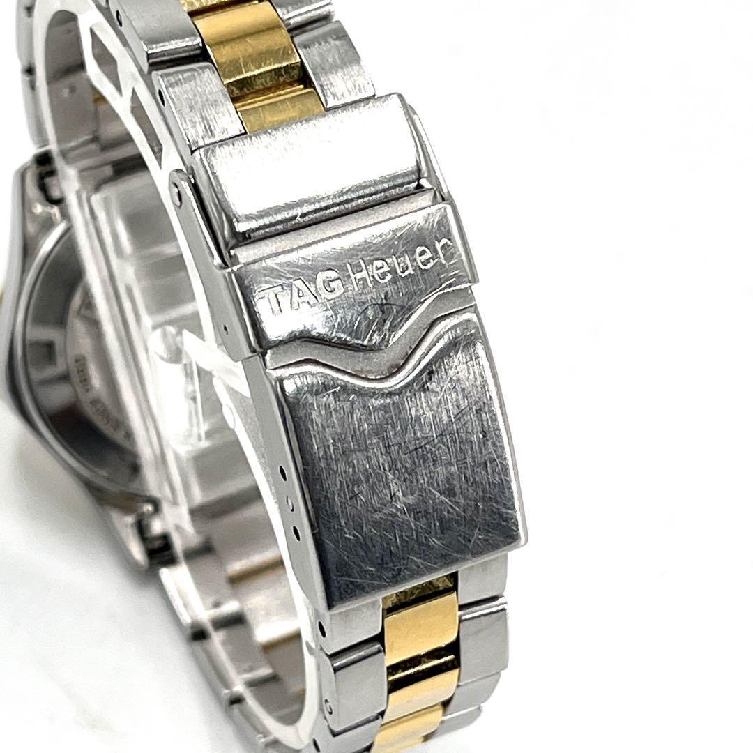 TAG HEUER Aquaracer WAF1424 Gold Ladies Used Watch Quartz Date 