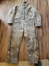 Vintage 80s Duxbak Men's Insulated Camo Suit Size Extra XL Hunting Bib Overalls