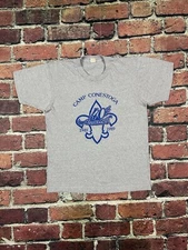 Vintage 80s Camp Conestoga Boy Scouts T Shirt Single Stitch Men’s XL 1989