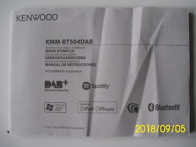 KKM - BT504DAB Mode d'emploi / Gebruiksaanwijzing / Manual de Istrucciones 