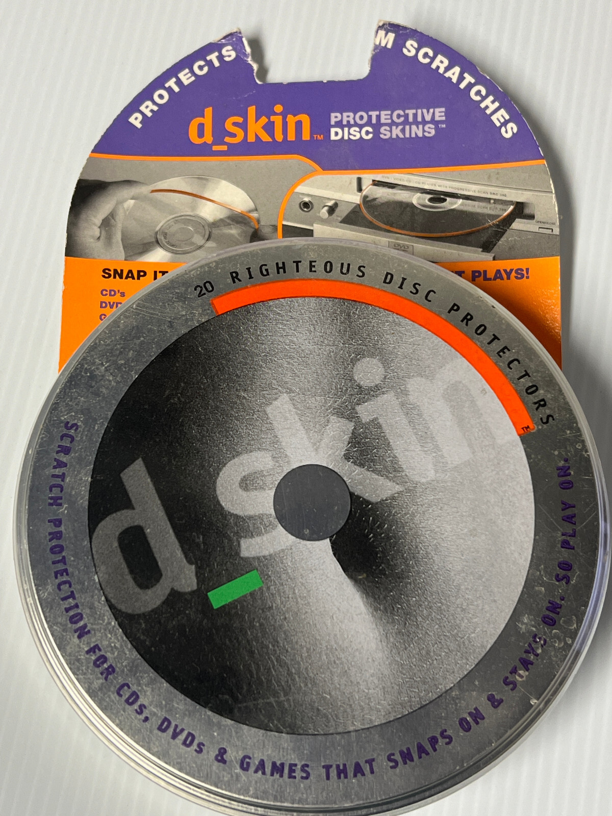 20 Norazzo Disc Skins/D Skins Protects discs CD/DVD/XBOX/BLU RAY