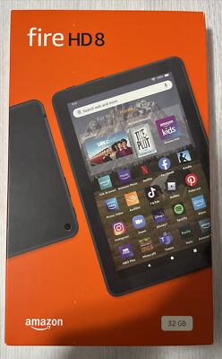 Amazon Fire HD 8 Black (12 Gen, Release) 32GB, Wi-Fi, 2GB