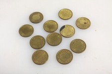 LOT OF 11 INDIANA NIK-O-LOK TOILET TOKENS