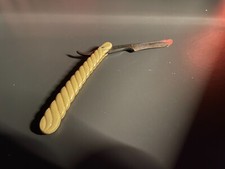 Antique Straight Razor Celluloid Rope Design | FREE SHIPPING