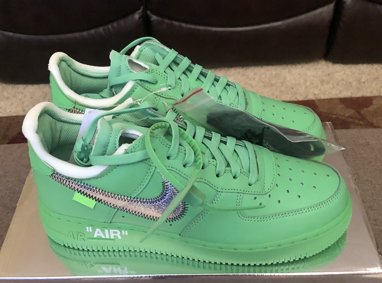 OFF WHITE X NIKE Deadstock Nike Air Force 1 Low x Off White Virgil Abloh Brooklyn taglia 7