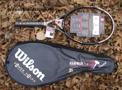 ラケット(硬式用) Wilson HAMMER5.5 95 sq in Stretch 4 1/4 RARE Wilson Hammer 95 sq in 5.5 Stretch 4 3/8 Tennis Racket