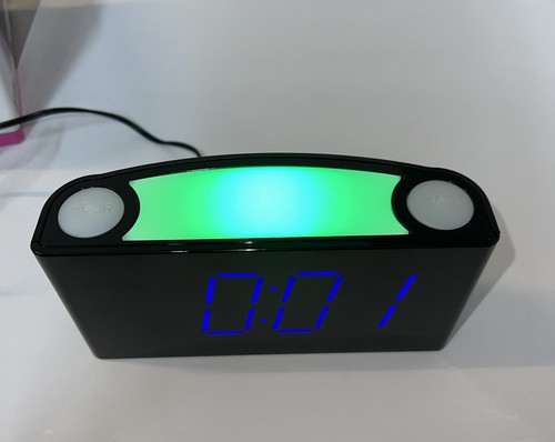 Nachtlicht Wecker Reisewecker Alarm Digital LED-Anzeige - Bild 4 von 4