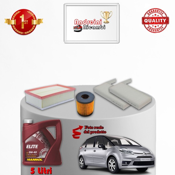Kit Wartung Filter Und ÖL CitroëN C4 Picasso 92KW 125PS 2007-image