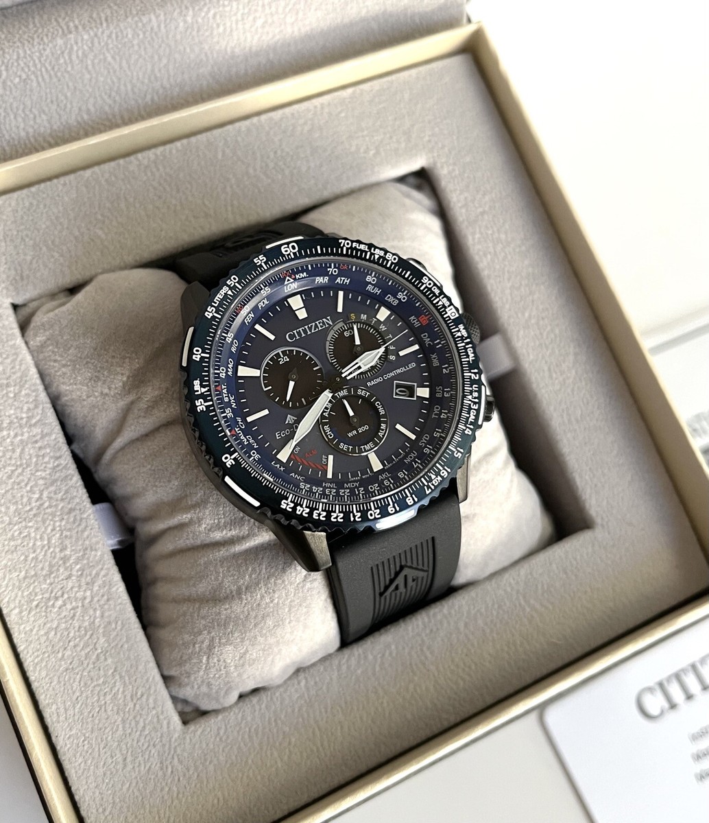 New! Citizen Promaster Sky Watch Eco-Drive CB5006-02L Blue