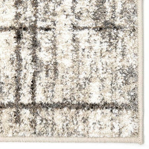Mainstays Crosshatch 1'10" X 5' Brown Geometric Runner Rug - Picture 3 of 7