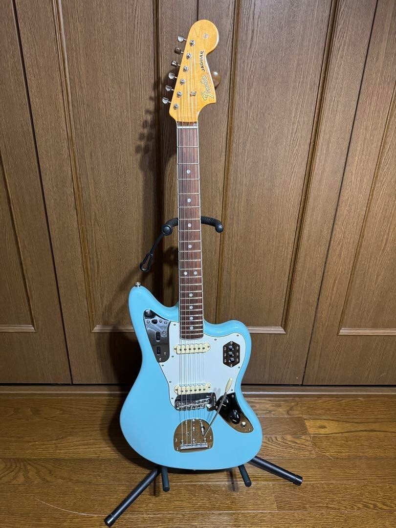 ギター Fender Jaguar Daphne Blue Fender American Original '60s Jaguar - Daphne Blue | Sweetwater