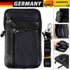 Leder Handytasche Herren kleine Umhängetasche Männerhandtasche Gürteltasche