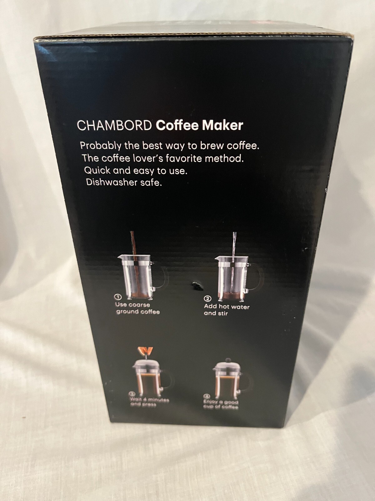 Bodum Chambord French Press 12 Cup Coffee Maker #1932 NEW (ND)