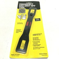 New Quake America Emergency Gas Shut-Off Tool 3/4" Valve #3333 - Free Ship!