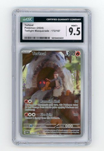 Torkoal graded CGC 9.5 for sale on eBay